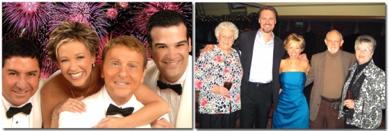 1) "Shades of Sinatra" Promotional Photo; 2) With the family AFTER the show!